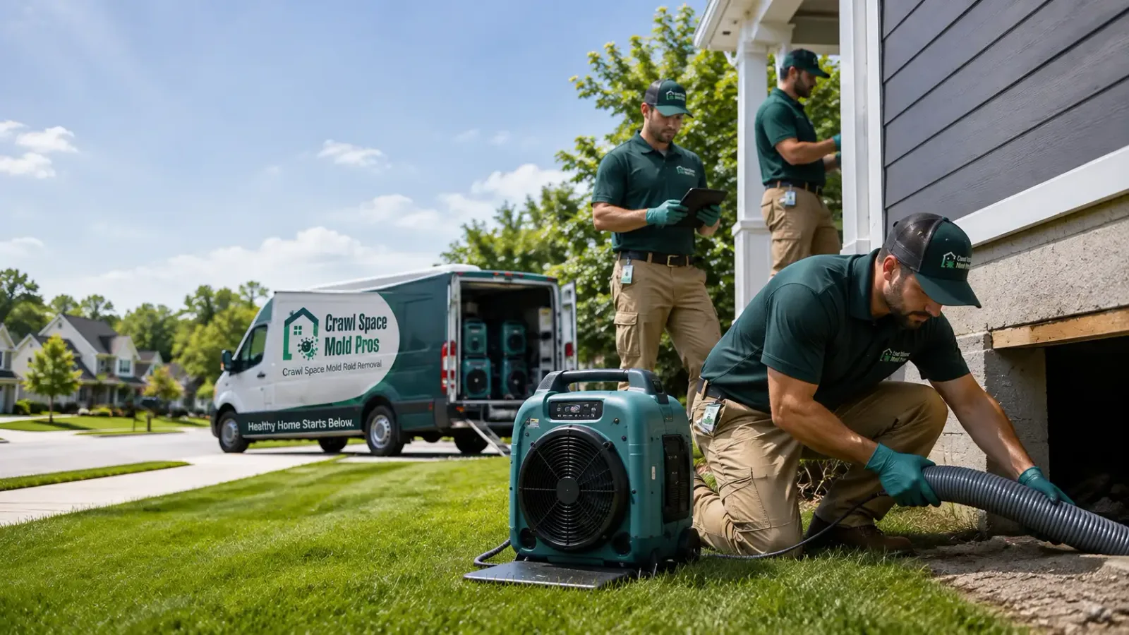 Crawl Space Mold Removal in New Brighton, PA
